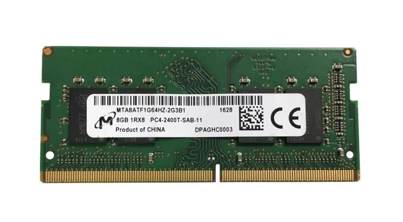 【中古】Micron 4GB PC4-19200 DDR4 2400MHz 260ピンSoDimmメモリモジュールMfr P/N MTA4ATF51264HZ-2G3B1
