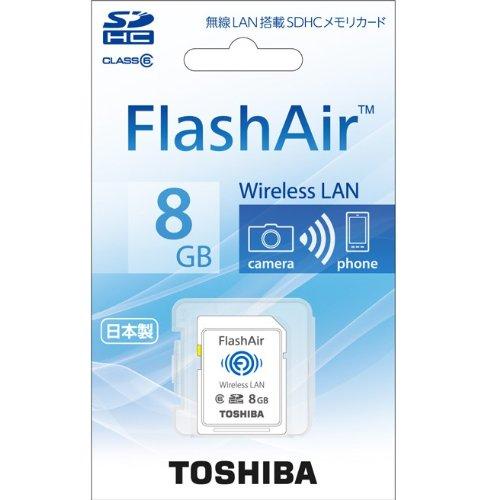 【中古】TOSHIBA FlashAir SDカード 8GB SD-WB008G|ソファポテト