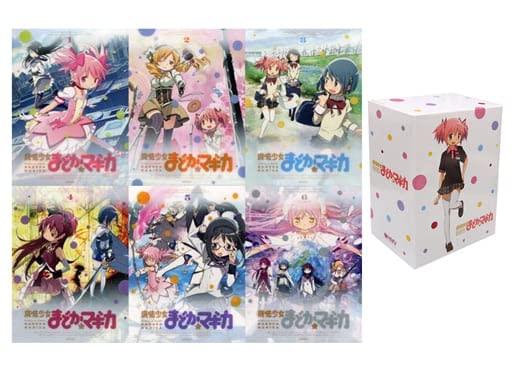 【中古】【Blu-ray】魔法少女まどかマギカ 完全生産版全6巻セット 全巻収納BOX付