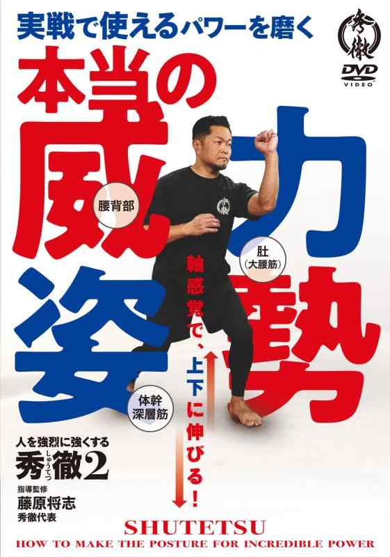【中古】実戦で使えるパワーを磨く【本当の威力姿勢】人を強烈に強くする秀徹（しゅうてつ）の鍛錬メソッド [DVD]