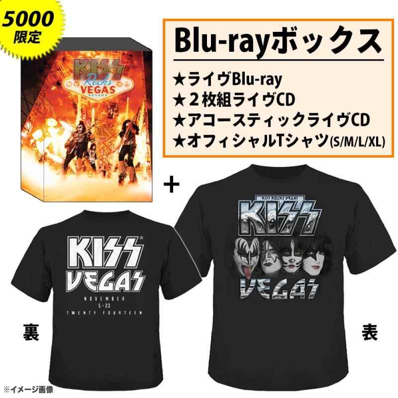 【中古】キッス・ロックス・ヴェガス【5000セット完全生産Blu-ray+2枚組CD+アコースティックCD+Tシャツ(Lサイズのみ)(日本先行発売/日本語字幕付き/日本語解説書封入)】