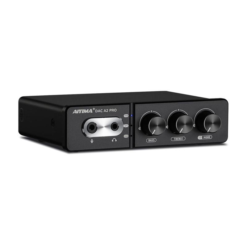 AIYIMA DAC-A2PRO ESS9018K2M+JRC5532D+CM6542 HUB ゲームデコーダー DAC ヘッドフォンアンプ マイク対応 ミニHiFi ステレオ デジタル USB DAC アンプ｜ソファポテト