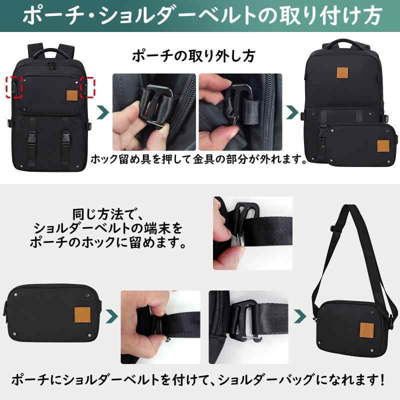 [lovvento] 16inマイコン相応う 背嚢 レディース 2点仕かける 車寄せ付き添い人 3way 曲がった掛け ショルダーバッグ 15.6はたご屋マイコンも納める能力のある うしろ側風呂敷き包み 大収容能力 キャリーオン役立つこと 機内持ち込み 通学 通い 旅する