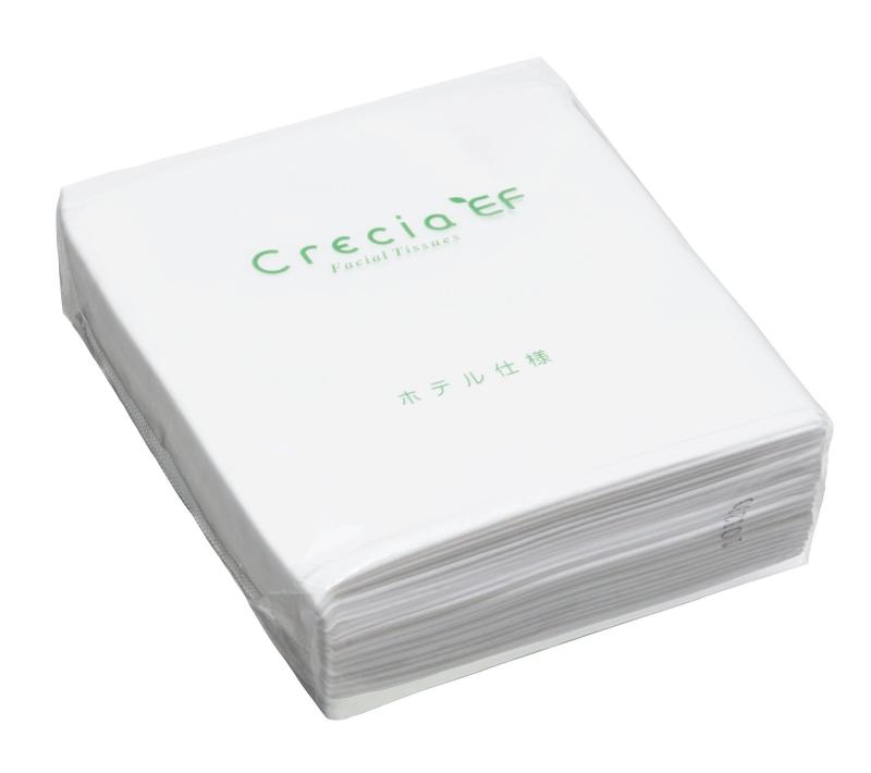 【容れもの売りわたす】 クレシア EF ティシュー 二分の一 2枚重ね 50組×96容器に並べる 43935｜御勤め用 せっ生的なポリ容器に並べる遣りくち やわらかい肌ざわりと省間隔文字を柔軟性