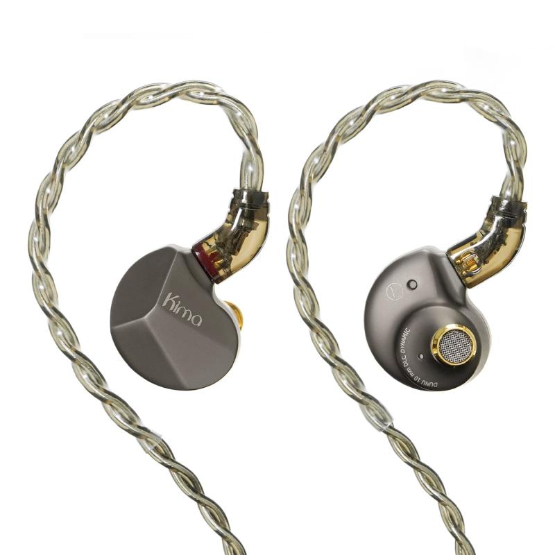 HiFiGo Dunu Kima Classic 1DD インイヤー 管する、引きあげる点数された 10粍 活動的 １番ウッド IEMs インイヤー イヤ電話機、目あたらしい合わせると Outlook…