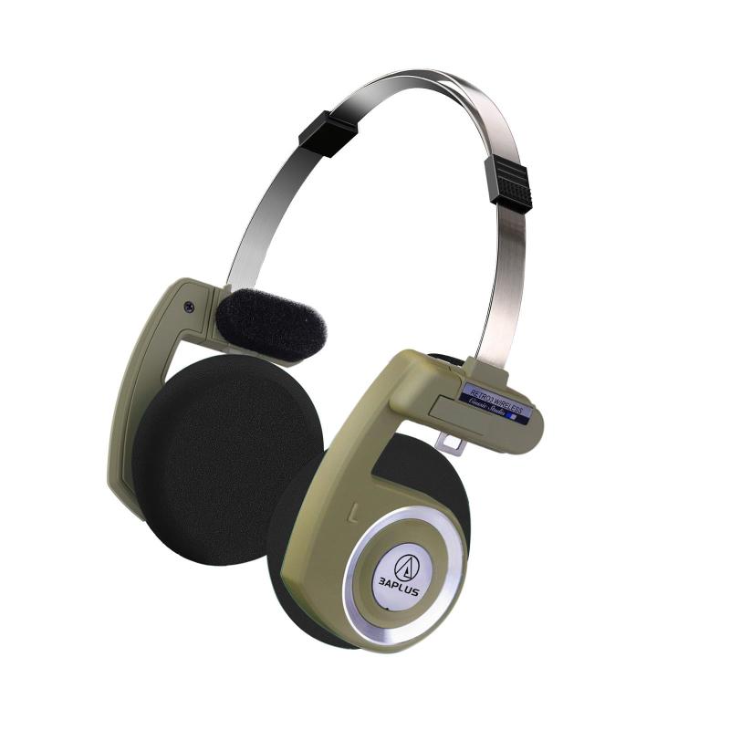 3APLUS Retro 第三時人 Bluetooth受話器 開けっ広げ型 無線電話受話器 軽さ レトロ 折り畳み式 オーバーヘッドヘッドホン 【有線テレビ式＆無線電話式両用】 電話を掛ける相応う 音の大きさ自然調整 最大限度18時