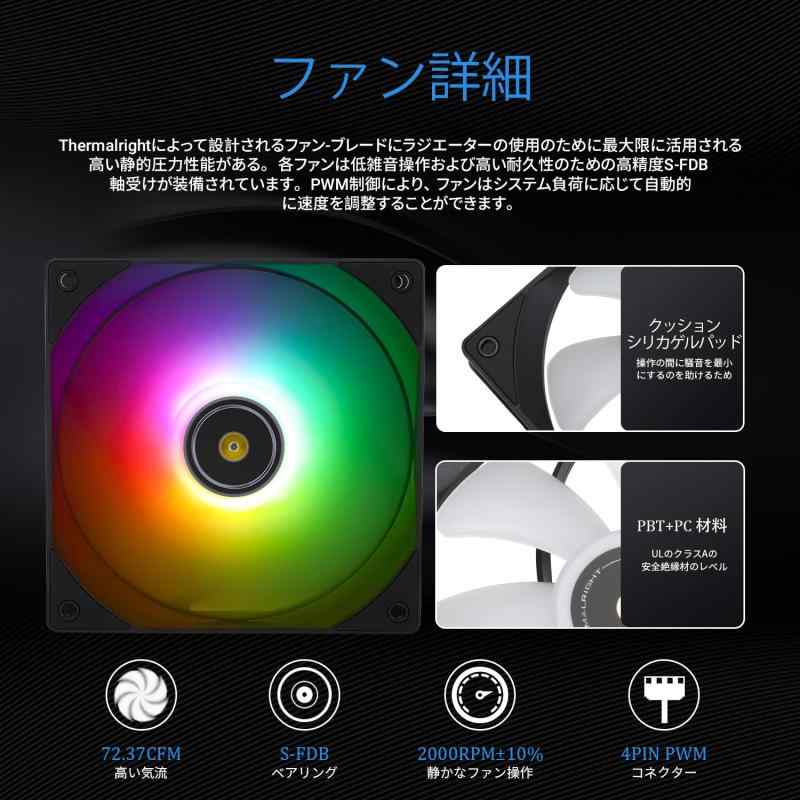 Thermalright FN240/360 シリーズCPU 水冷ラジエーター｜ソファポテト