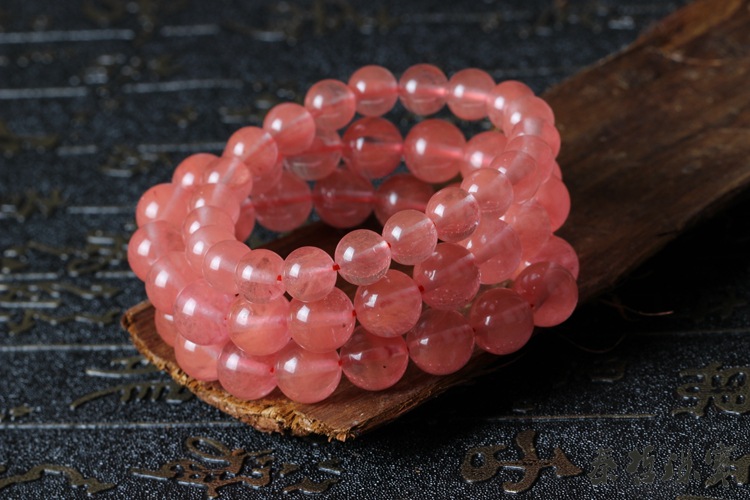 楽天市場】ピンククォーツ ヒマラヤ水晶 ブレスレット 10mm インド産