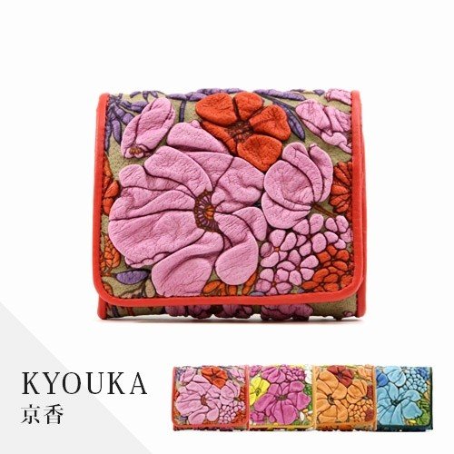 デコブランシェ ボックス型小銭入れ付き札入れ 可愛い 本革 古来より伝統の技ｄ0323041 プレゼント ハンドメイド 手作り レディース おしゃれ 個性的 セール中