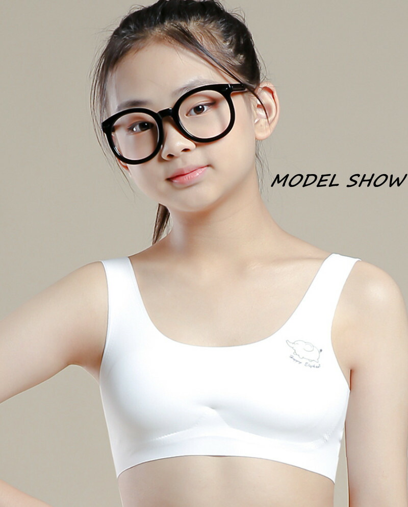 ジュニアブラ シームレスブラ 子供 ジュニア 可愛い ジュニアブラジャー ファーストブラ インナー ハーフ キッズ 2枚セット ブラジャー