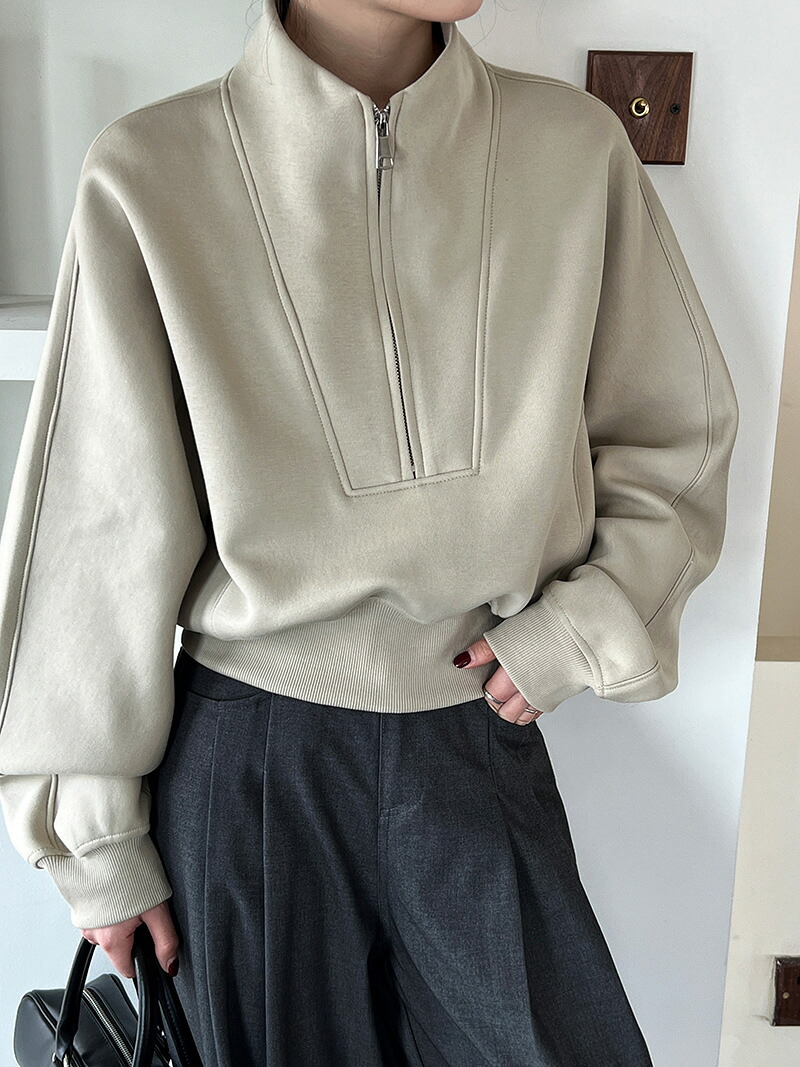 スウェット レディース 春秋 長袖 M-L 通勤 衣類 上着 服 大人 レディース服 ウィメンズ 綿 リブ 無地 襟 ゆる 外出 通学 旅行 運動 家用|softbox family