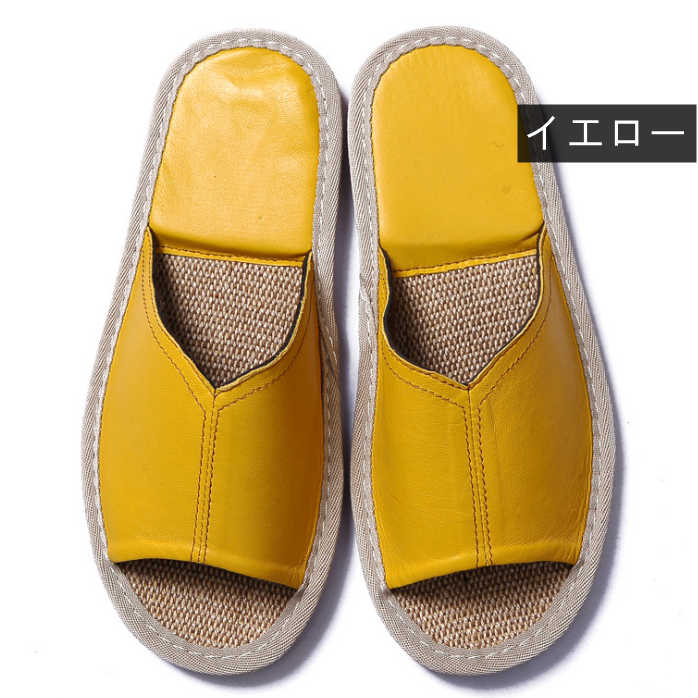 送料無料 スリッパ オフィス ビジネス サンダル メンズ 紳士 レディース 蒸れない 夏 革 本革 夏用 前あき 麻 ルームシューズ おしゃれ レザー かわいい 来客用 通気 防臭 抗菌 室内 サンダル 滑り止め ワークマンスリッパ 上品 新生活 お洒落 履きやすい 高級感