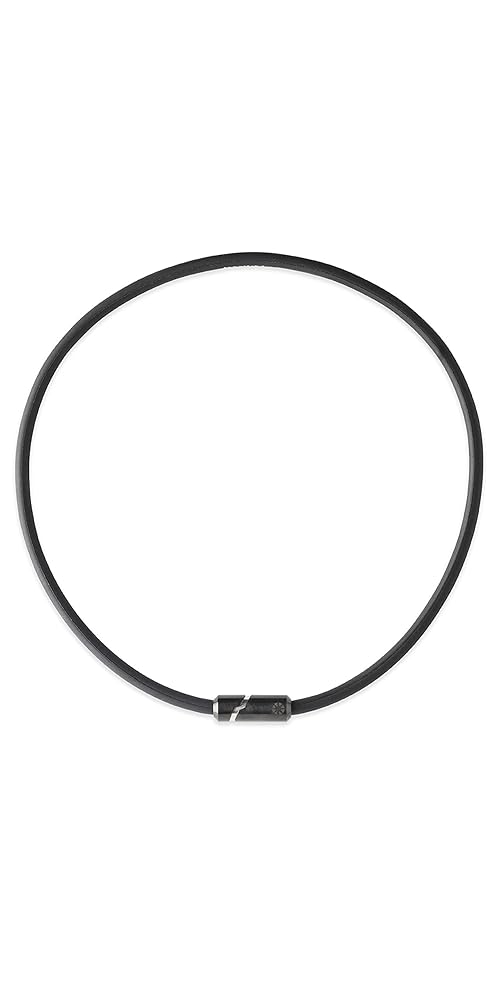 [BANDEL] バンデル ヘルスケア ボールド ネックレス スタック 磁気ネックレス 47cm ブラック/シルバー