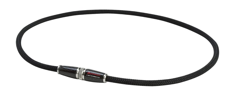 【中古】【未使用、外箱に痛みあり】ファイテン RAKUWAネックX100 カーボン シルバー 50cm 0214TG601053
