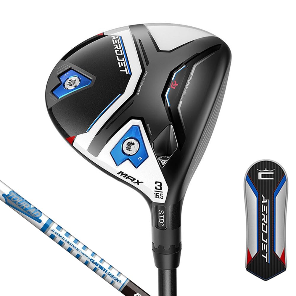 コブラ（Cobra） エアロジェット機 AEROJET MAX フェアウェイウッド(3W 屋根裏部屋15.5度)Tour AD for Cobra（ＳＲ/Men\u0027s）