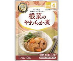 【貨物輸送無料】UAA食料雑貨類 好いたらしいやわらか食【5年保護すること】\u003c/br\u003e 根菜のやわらか煮 100g 50袋/箱 アルファフーズ\u003c/br\u003e 防災食 非常食【bousai－anzen】