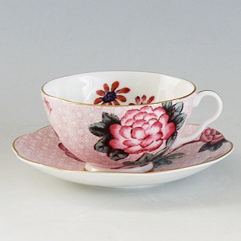 ウェッジウッド ハーレクインコレクション カッコー 紅茶優勝杯\u0026平円盤（サクラ色） Wedgwood 連合王国 洋食器 ブランド名