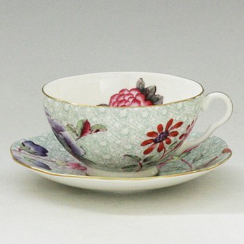 ウェッジウッド ハーレクインコレクション カッコー お茶優勝杯\u0026平円盤（緑であること） Wedgwood 連合王国 洋食器 ブランド名