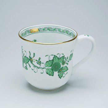 ヘレンド　インドの華グリーン　ミッドマグ　FV-1739-0-00 　洋食器　ハンガリー　ハンドペイント｜洋食器のSohbi 店