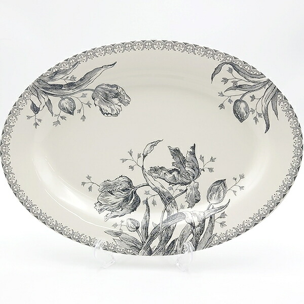 楽天市場】ジアン ロカイユブラン ラウンドディッシュ32cm 1800CPP4