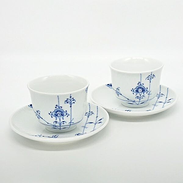 新品未使用品＊箱付き　ロイヤルコペンハーゲン　ブルーパルメッテ　ペアティーセット ブルーパルメッテ ペアティーセット | ROYAL COPENHAGEN