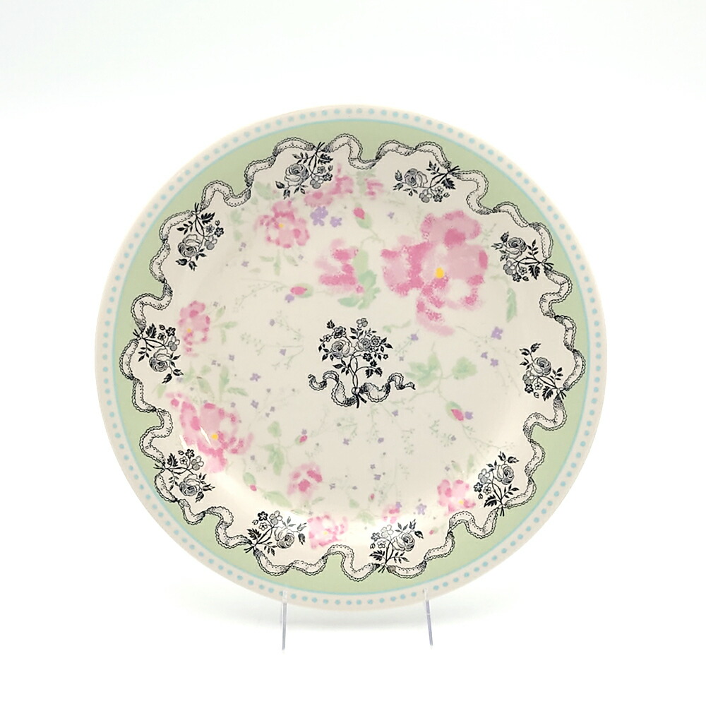 ジアン　Gien ポントシュー　プレート２枚　18.5㎝　２枚　フランス製 ジアン Gien ポントシュー プレート2枚 18.5㎝ 2枚 フランス製