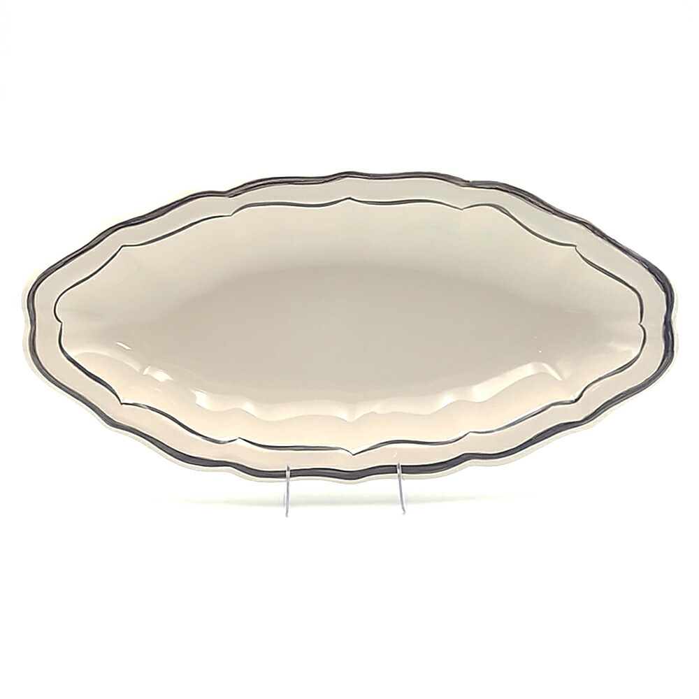 楽天市場】ジアン ロカイユブラン ラウンドディッシュ32cm 1800CPP4