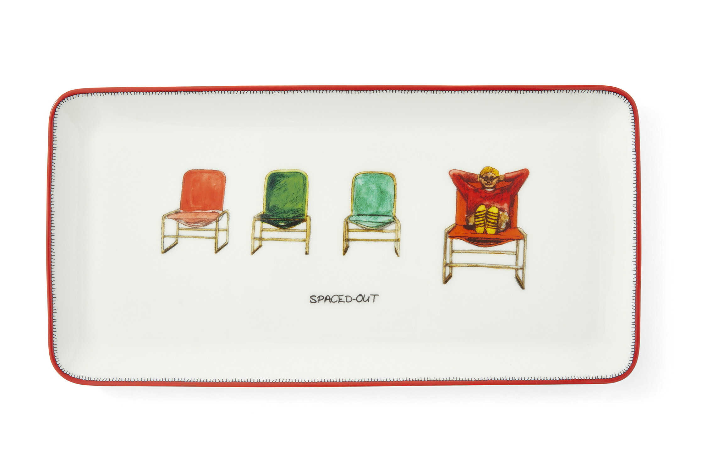 スポード キット・ケンプ トレーサンドイッチ30.5×15.5cm KKD8974-XG イギリス 洋食器 陶器|洋食器のSohbi 店