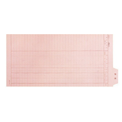 ファイル用品 イトーキ 横見出し貸出カード A4用【50枚セット】