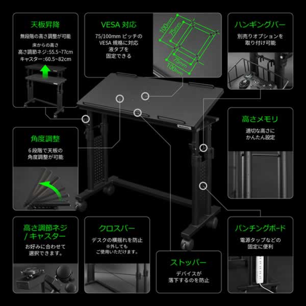 楽天市場 Bauhutte バウヒュッテ 昇降式チルトスタンド 昇降 作業台 傾斜台 角度調節 傾斜デスク 幅70 5 奥行33 5cm ブラック色 Bhm 700c Bk オフィスチェアー専門館