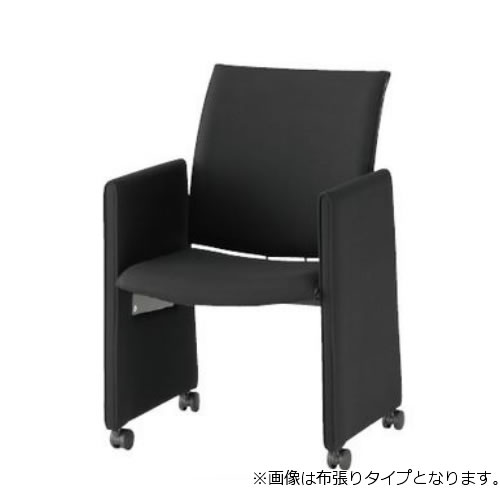 TOKIO ミーティングチェア 椅子 会議用イス 会議チェア パネル脚タイプ 肘付 ビニールレザー張り FMP-KP4L-S 43,098円