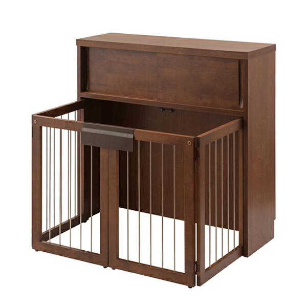 ペット ブラウン 家具調 中型犬 柴犬 サークル Nr Ku 0008 オフィスチェアー専門館おしゃれ 犬用品 犬用品 ゲート ケージ お洒落 チワワ 小型犬 屋内 幅90cm 幅90cm 犬小屋 デザイン ゲージ アルダー材の収納付き折りたたみ型ケージ 犬小屋 ケージ ゲート ケージカバー