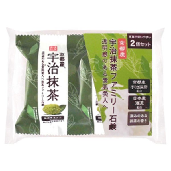 楽天市場】【メール便送料無料】ペリカン石鹸 宇治抹茶ファミリー石鹸 80g×2個セット：SOHSHOP