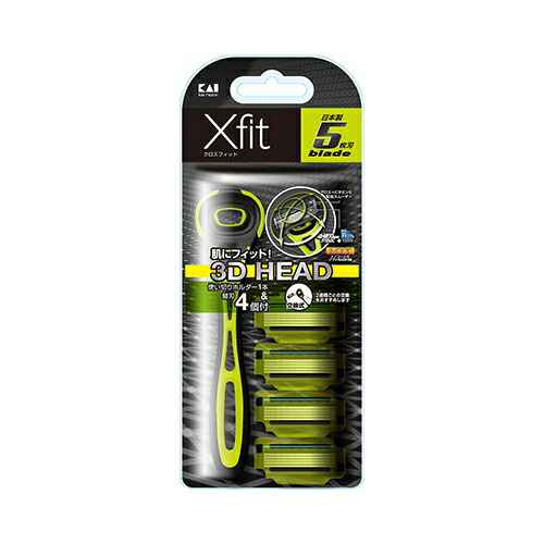 楽天市場】貝印 Xfit 敏感肌用 バリューパック【正規品】【k】【ご注文