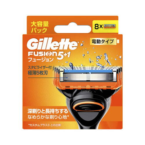 Ｐ＆Ｇジャパン合同会社フュージョンパワー替刃８Ｂ【3個までメール便、他商品と同梱不可】 カミソリ 男性用