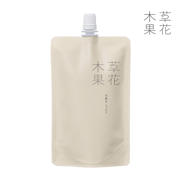 【公式】草花木果　アクネ化粧水（しっとり）　つめかえ用（医薬部外品）160mLそうかもっか スキンケア ドクダミ ニキビ ニキビケア アクネケア肌あれ メンズ 男女兼用 思春期 無添加 日本製