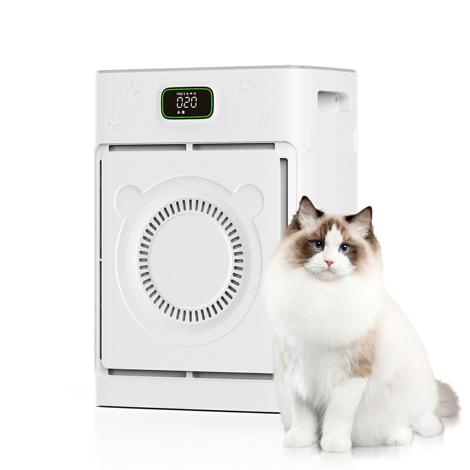 空気清浄機 花粉 消臭 ペット 猫 犬 多頭飼い 浮毛 吸引 脱臭 アンモニア除去 PM2.5対応 静音 スリープモード HEPA搭載 20畳対応 竹炭フィルター 遠隔操作可能