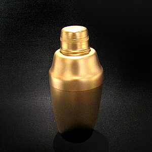 18-8ブラジャー同盟罷工 カクテルシェーカー・C 230ml 金メッキ