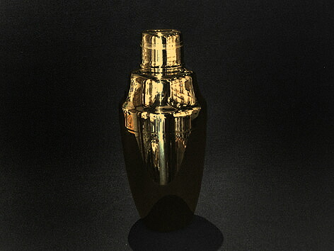 18-8 カクテルシェーカー A 500ml 金メッキ