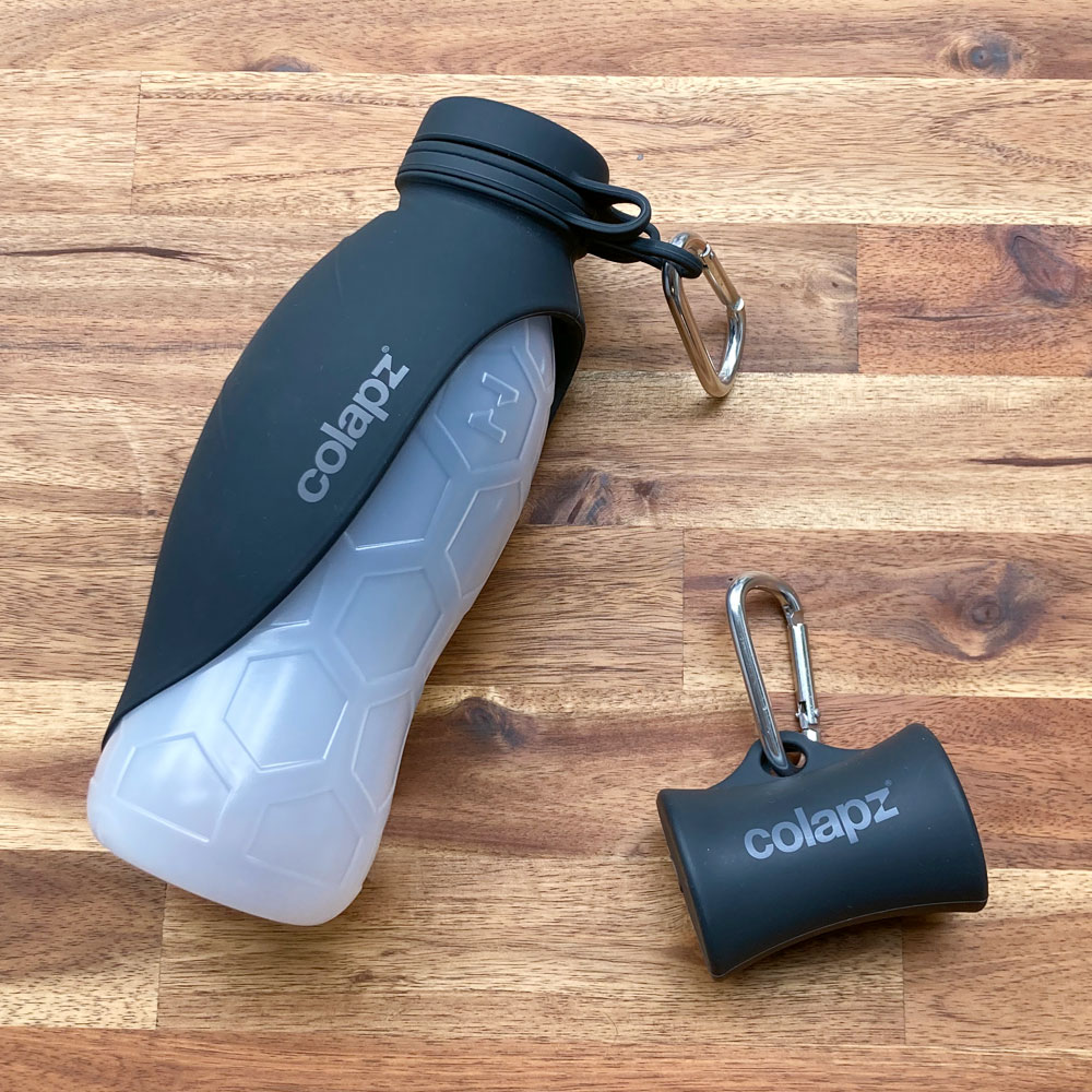 【楽天市場】COLAPZ Portable Dog Water Bottle & Poop Bag Holder [ コラプズ ポータブル