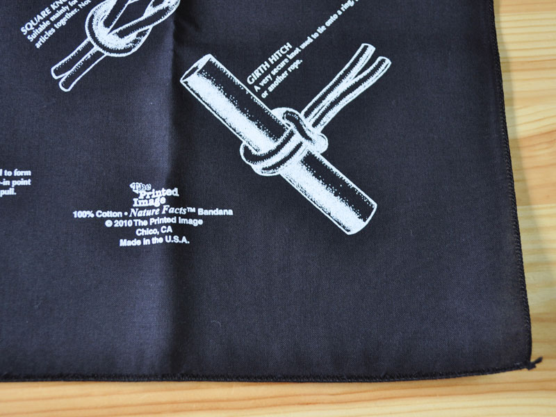 The Printed Image Nature Facts Knot Bandana