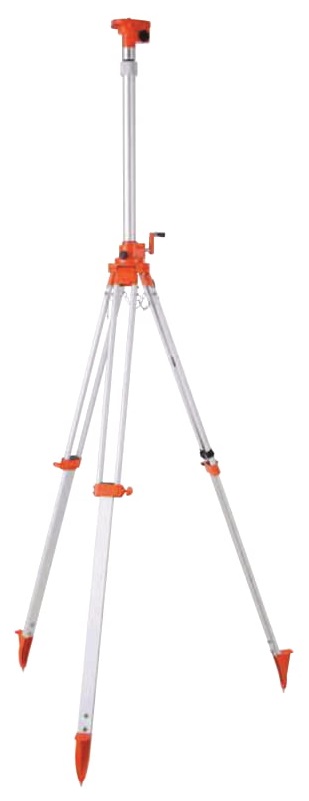 軽天用エレベーター三脚 KEL-300【マイゾックス】【測量】【平面】【土木】【光波】【プリズム】【トータルステーション】｜土木測量試験用品のソッキーズ