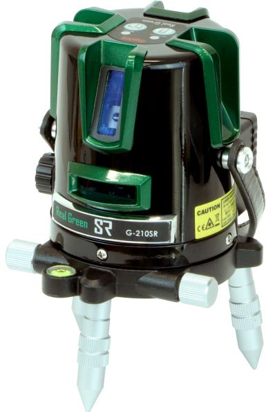 ★新商いもの★コンパクトリアルグリーンラインレーザー墨出器 G-210SR 本体書き割り