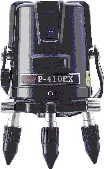 コンパクトレーザー墨出器P-410EX|土木測量試験用品のソッキーズ