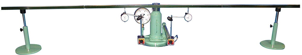 関西機器製作所 マグネット式平板載荷試験装置(二点計測式)100kN KS-69-B【土質試験機 平板載荷試験】【JIS A 1215】【試験用 試験器 試験機 測量機器】