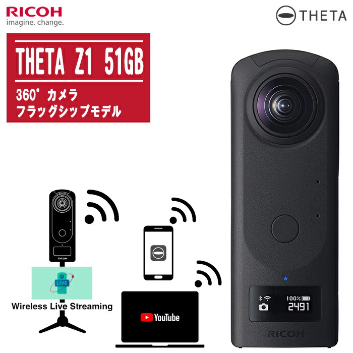 楽天市場】RICOH リコー スティック TM-2 シータスティック 自撮棒 360