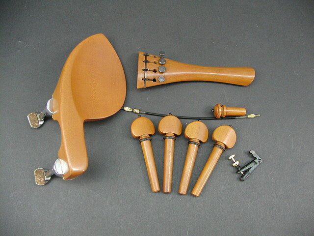 Violin Fitting set Guaruneru BlackBuillt-in Adjuster French Model