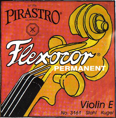 バイオリン弦 フレクソコア パーマネント セット PIRASTRO Flexocor PERMANENT set｜底値楽器屋
