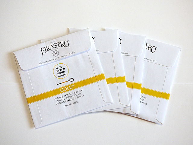 楽天市場】ゴールド A線 バイオリン弦 ピラストロ PIRASTRO GOLD