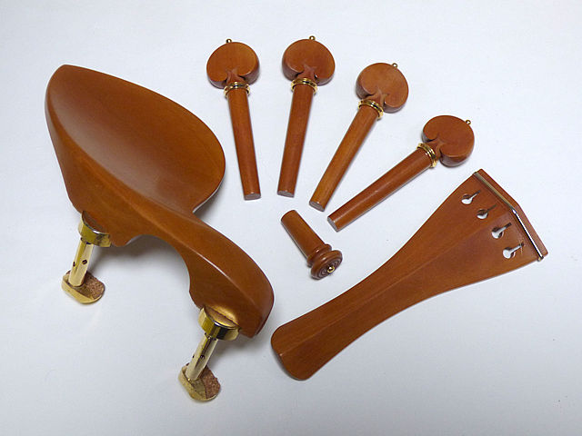 楽天市場】彫刻入り #5 ボックスウッド バイオリン フィッティング